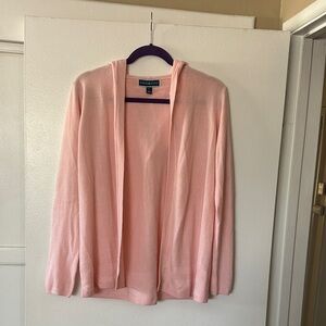 Karen Scott Light Pink Women's Cardigan